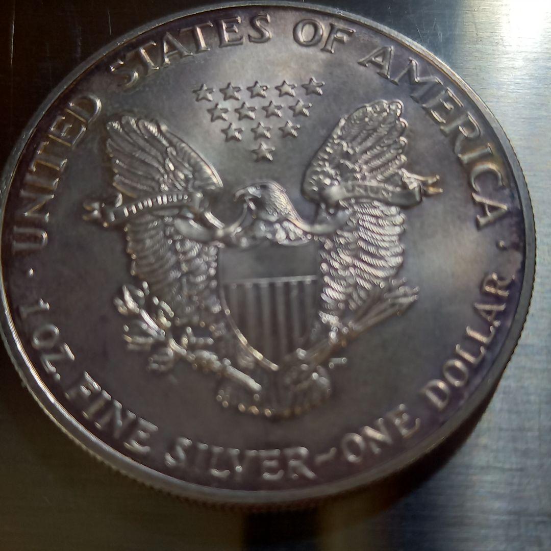 銀貨 ウォーキングリバティ 1トロイオンス 1ダラー 1990年