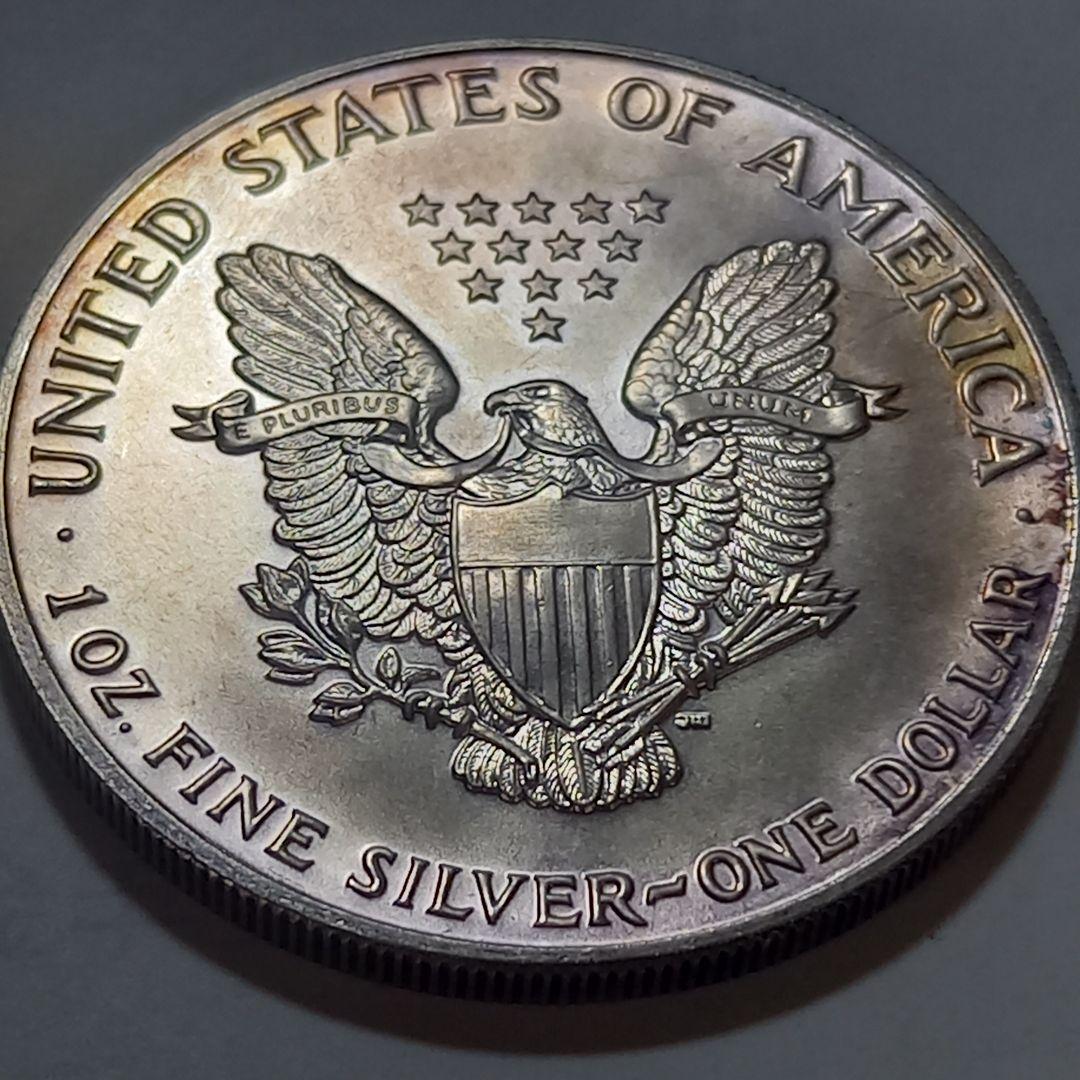 銀貨 ウォーキングリバティ 1トロイオンス 1ダラー 1990年