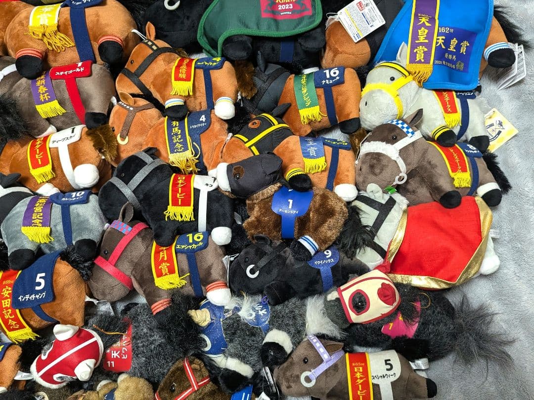 サラブレッドコレクション big ぬいぐるみ マスコット 競馬 ダービーまとめ