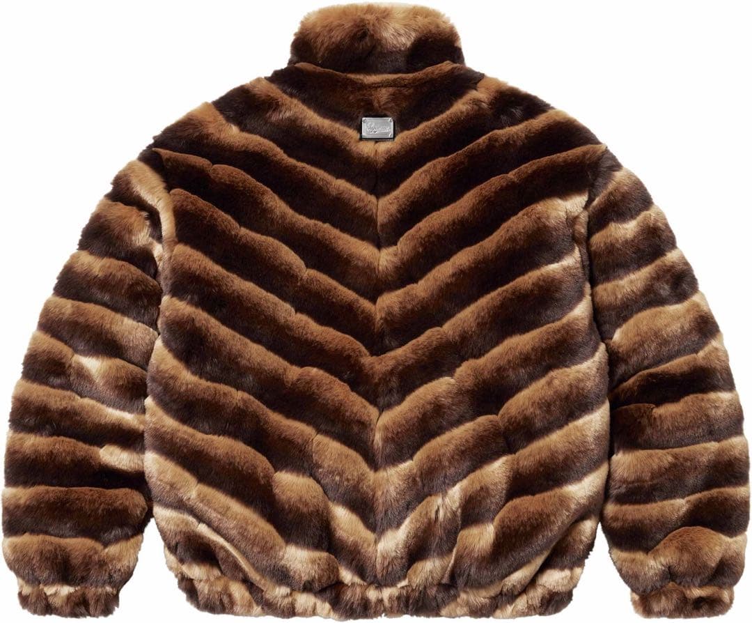 ジャケット・アウター 24SS Supreme Faux Fur Jacket Brown Ssize