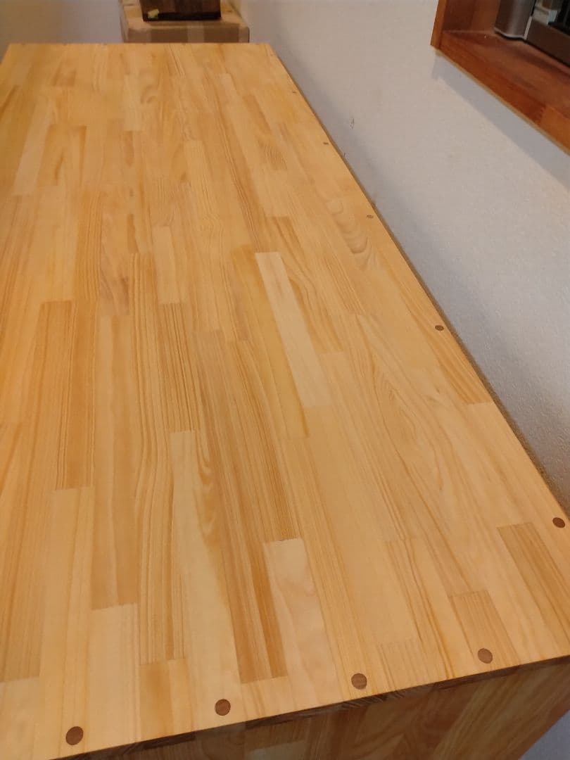 木製　ハンドメイド　オーダー　コの字　テーブル　キヌカ　シェルフ　ラック　水槽台