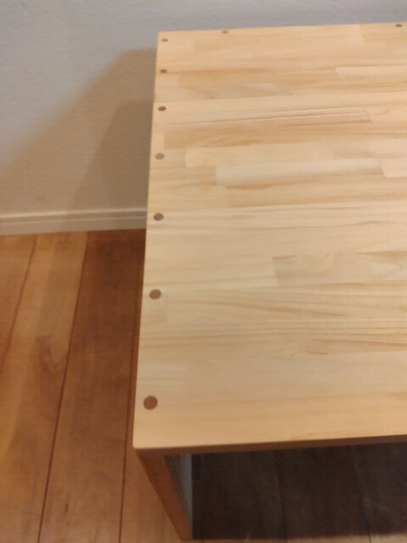 木製　ハンドメイド　オーダー　コの字　テーブル　キヌカ　シェルフ　ラック　水槽台