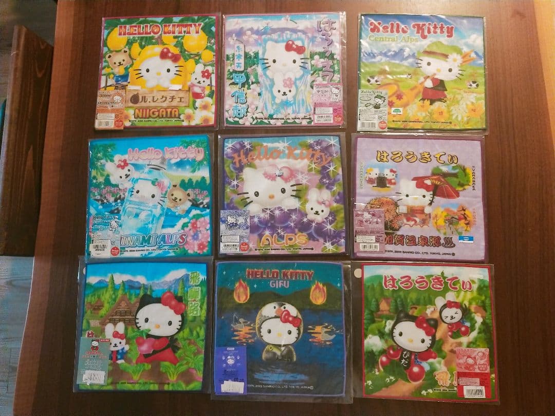 キティ ご当地タオル129枚+7枚セット