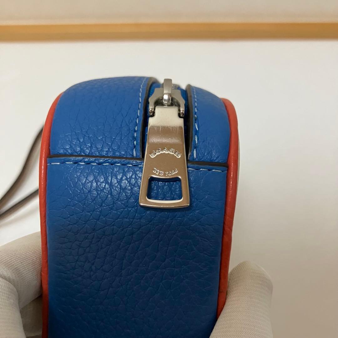 ♡24時間以内発送♡コーチ COACH スマホショルダーバッグ ホワイト/ブルー