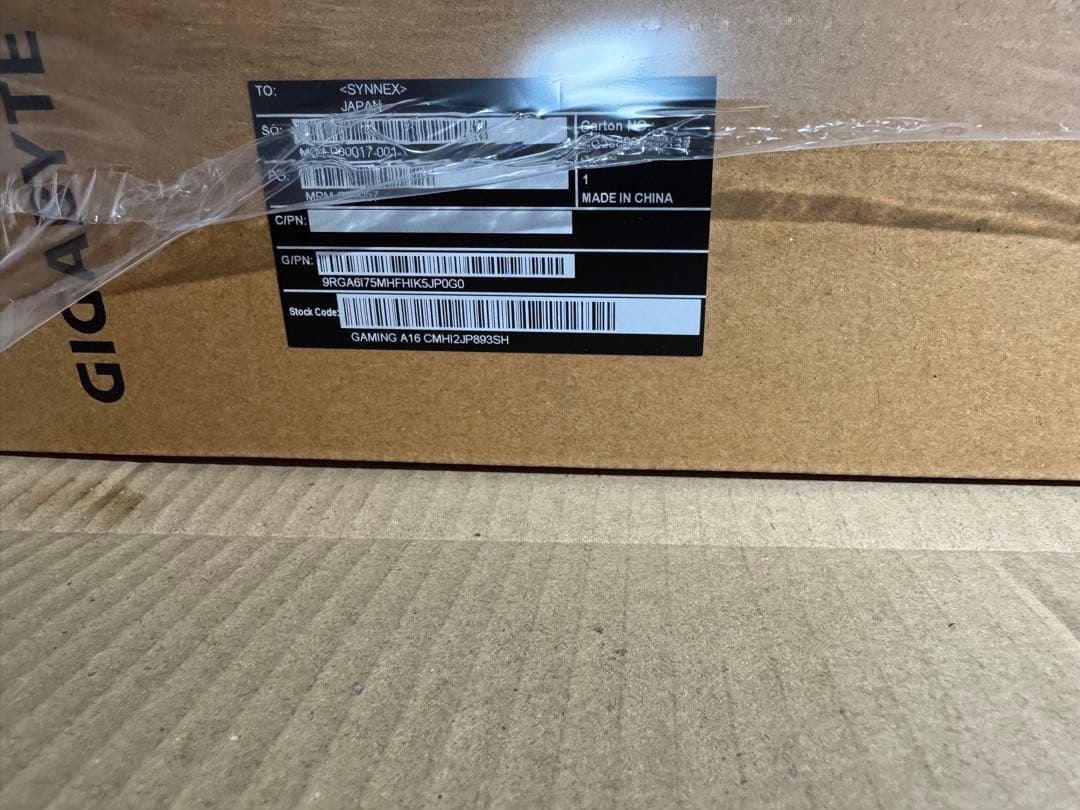 GAMING A16 CMHI2JP893SH ゲーミングノートパソコン　福袋