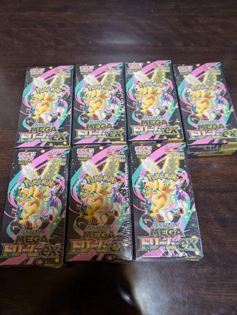 ポケモンカードゲーム メガドリームex 7BOX　シュリンク付き
