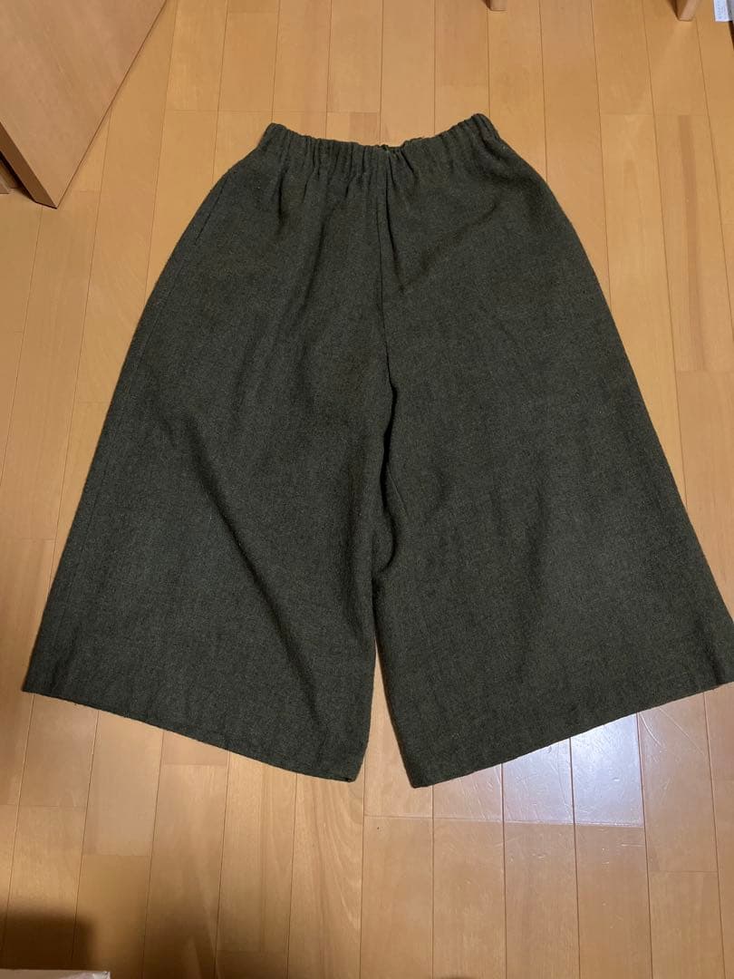 中川政七商店　ウール×ポリエステル　キュロットパンツ　北欧暮らしの道具店