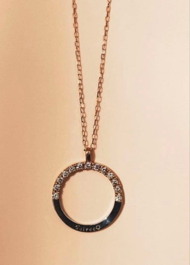 Nissy soireeO ソワレオー K10 ダイヤモンド Oネックレス