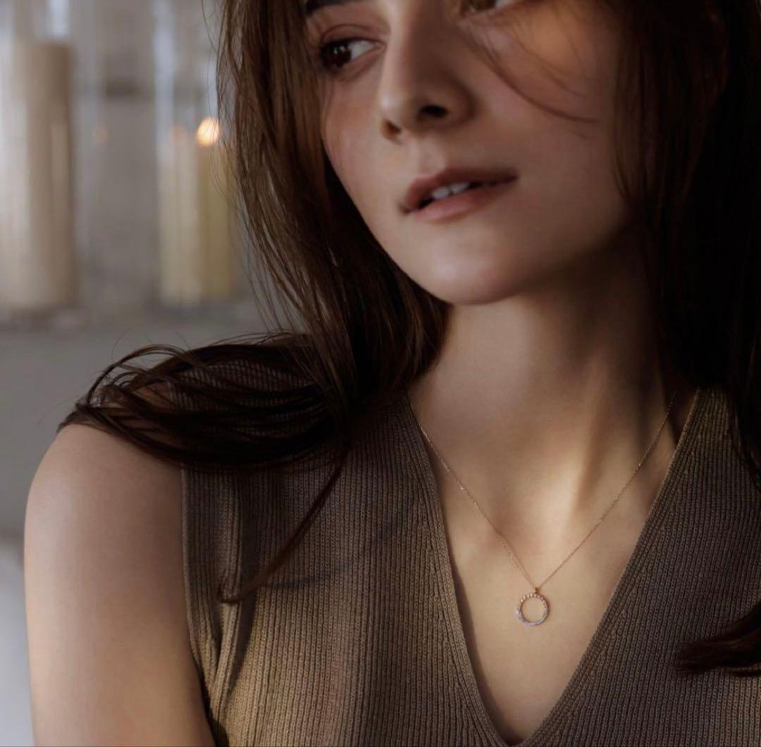 Nissy soireeO ソワレオー K10 ダイヤモンド Oネックレス