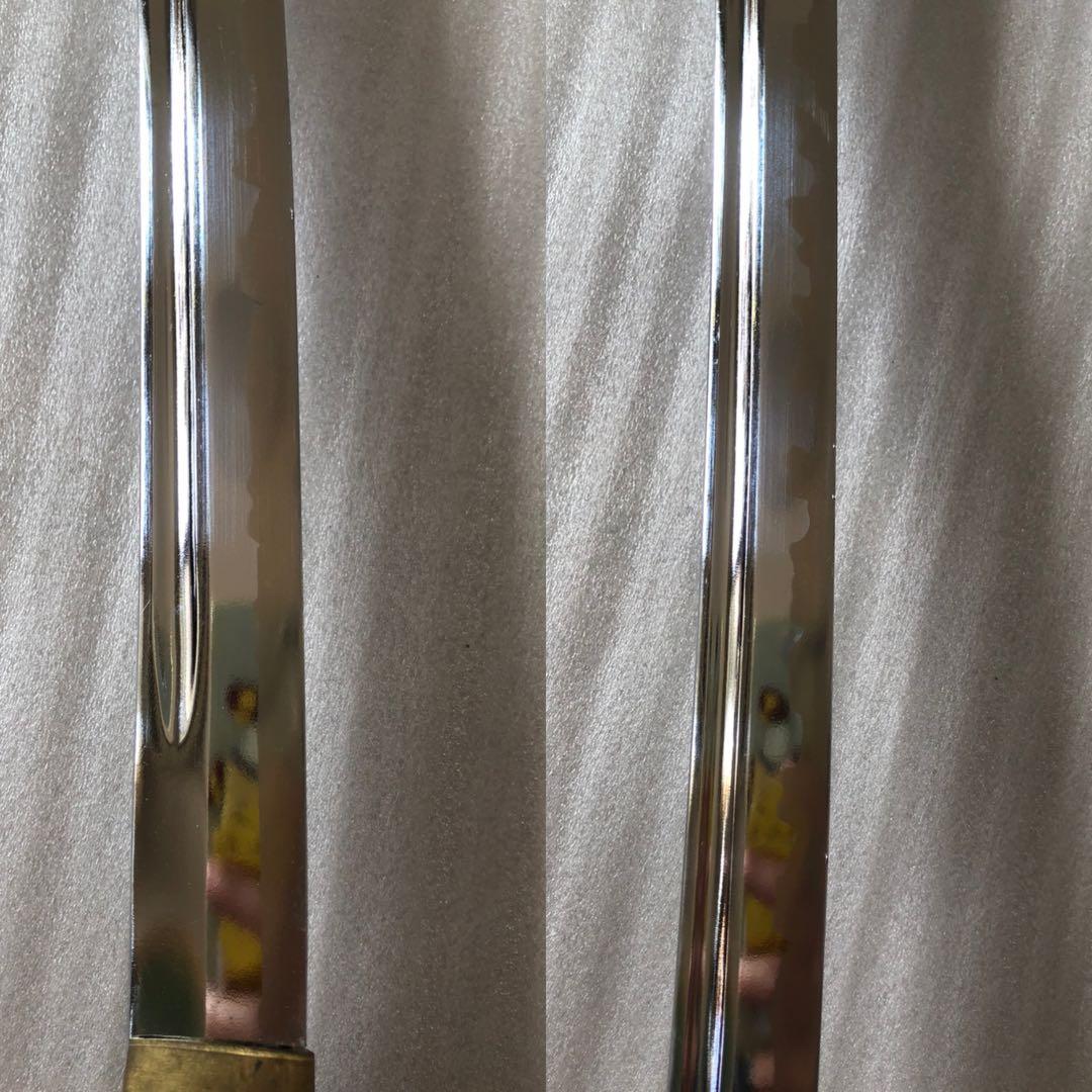 居合練習刀 白鞘　鞘付き長さ約103cm 鞘抜き816g