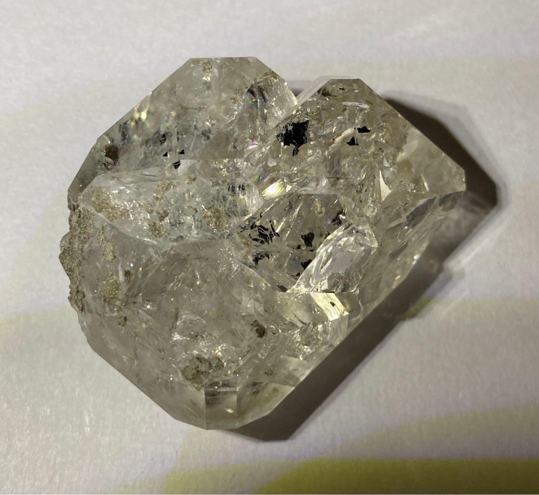 天然石　ニューヨーク産　ハーキマーダイヤモンド　原石　ハーキマー　水晶　クォーツ