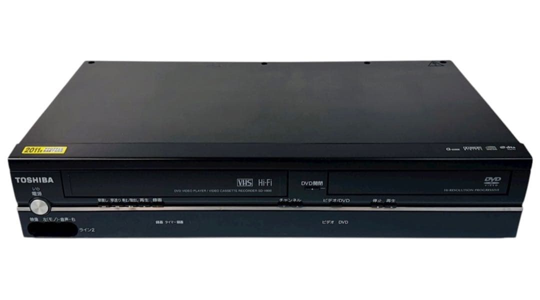 TOSHIBA 東芝 VHS ビデオ一体型DVDプレーヤー SD-V800