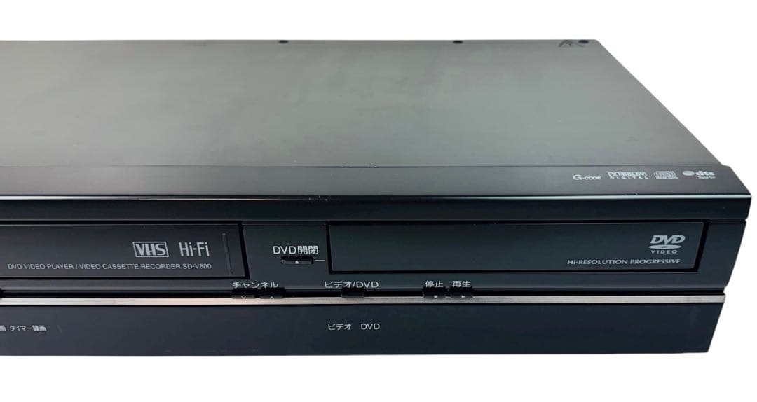 TOSHIBA 東芝 VHS ビデオ一体型DVDプレーヤー SD-V800