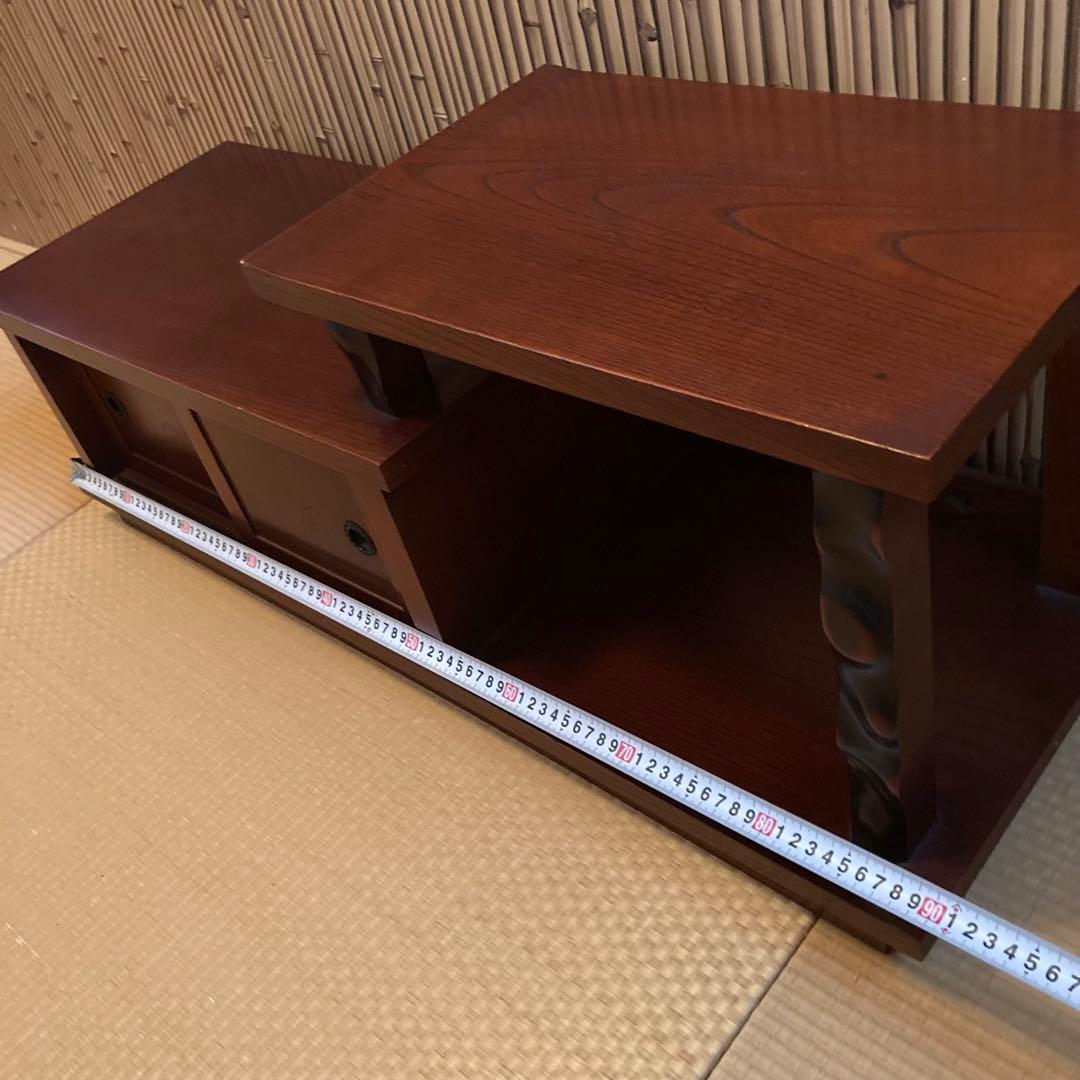 和風 和室 床の間 飾り台 天然木目 コンパクト 車中泊和室化