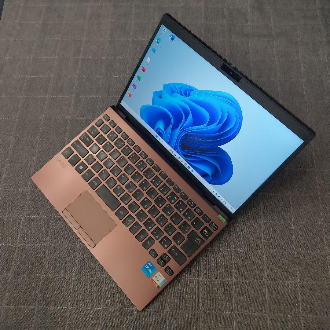良好 日本製 高級感 VAIO 軽量 驚速11世代i5 16GB 新品512GB