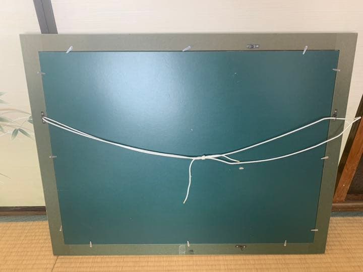 京都　漆喰画　絵画