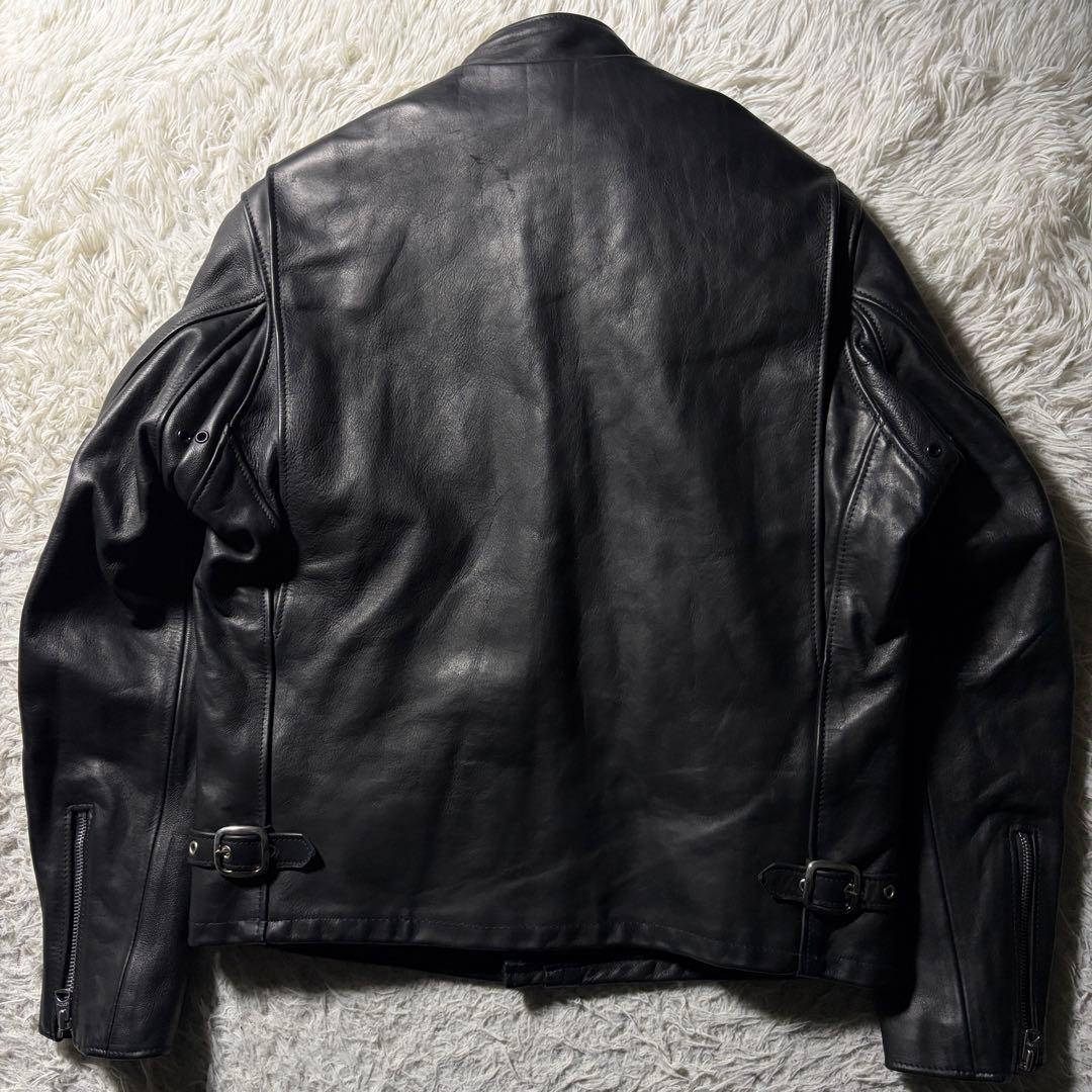 美品/希少モデル■schott ライダースジャケット 141 本革　黒　38