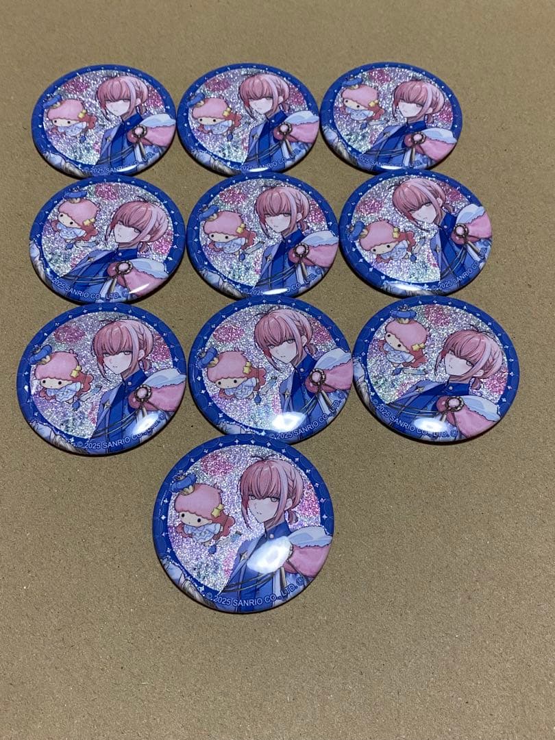 フラガリアメモリーズ 2周年 グリッター缶バッジ ルタールステラ