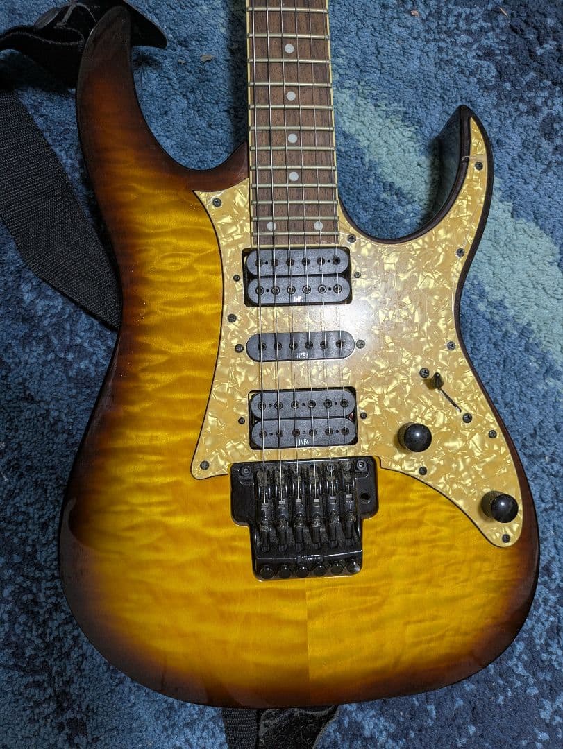 Ibanez エレキギター RG350QMサンバースト フロイドローズ式