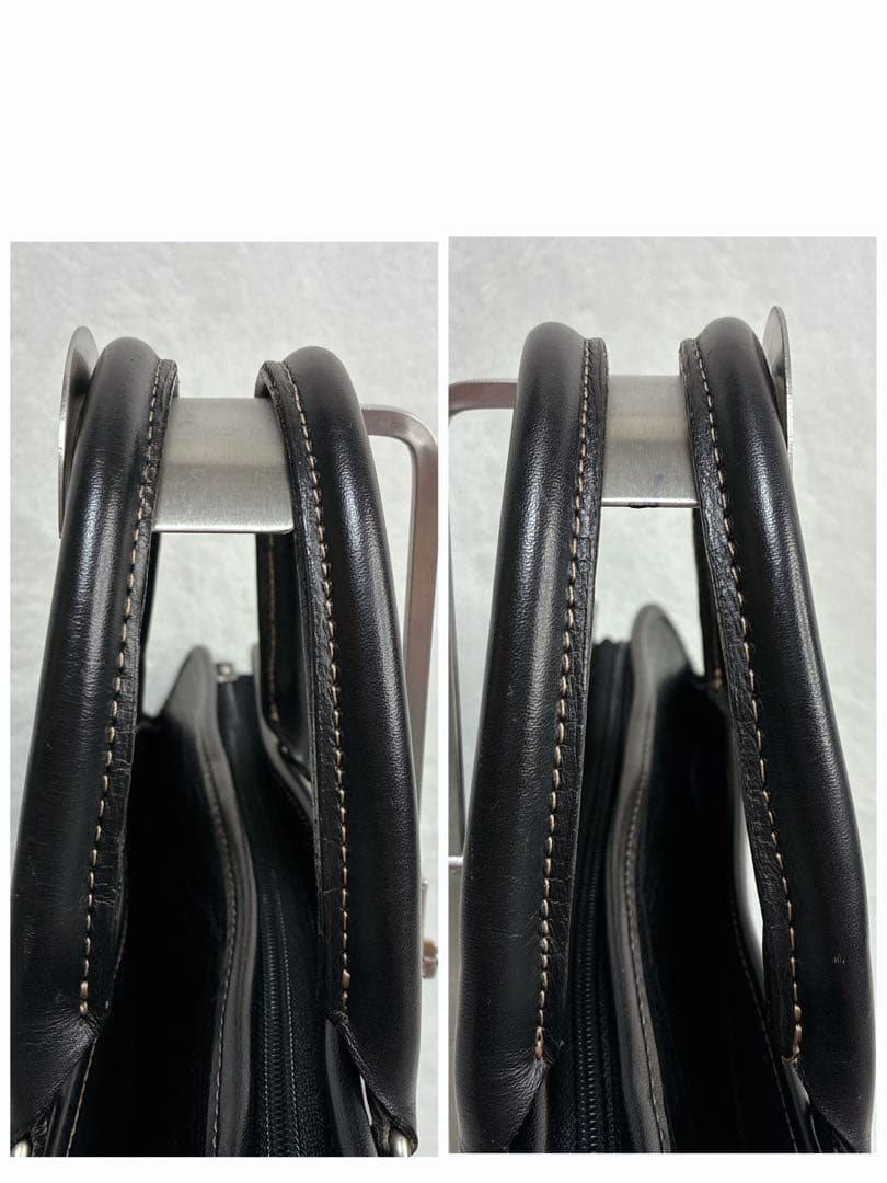 ⭐️希少⭐️ ポロカントリー　ビジネス　ブリーフケース　レザー　A4 ブラック　黒