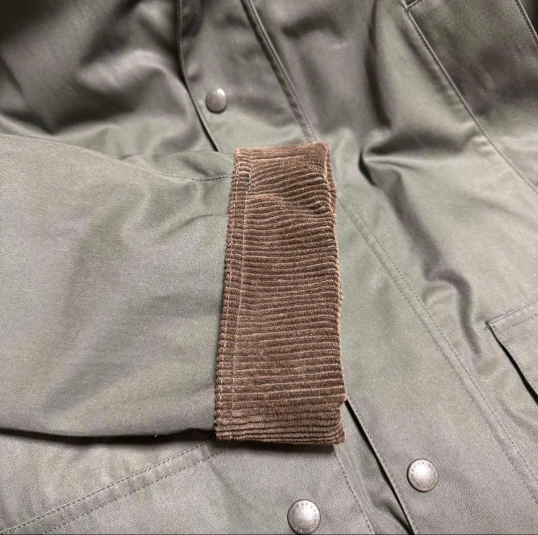 未使用級 Barbour 別注 38 カーキ ノンワックス ビデイル 24AW