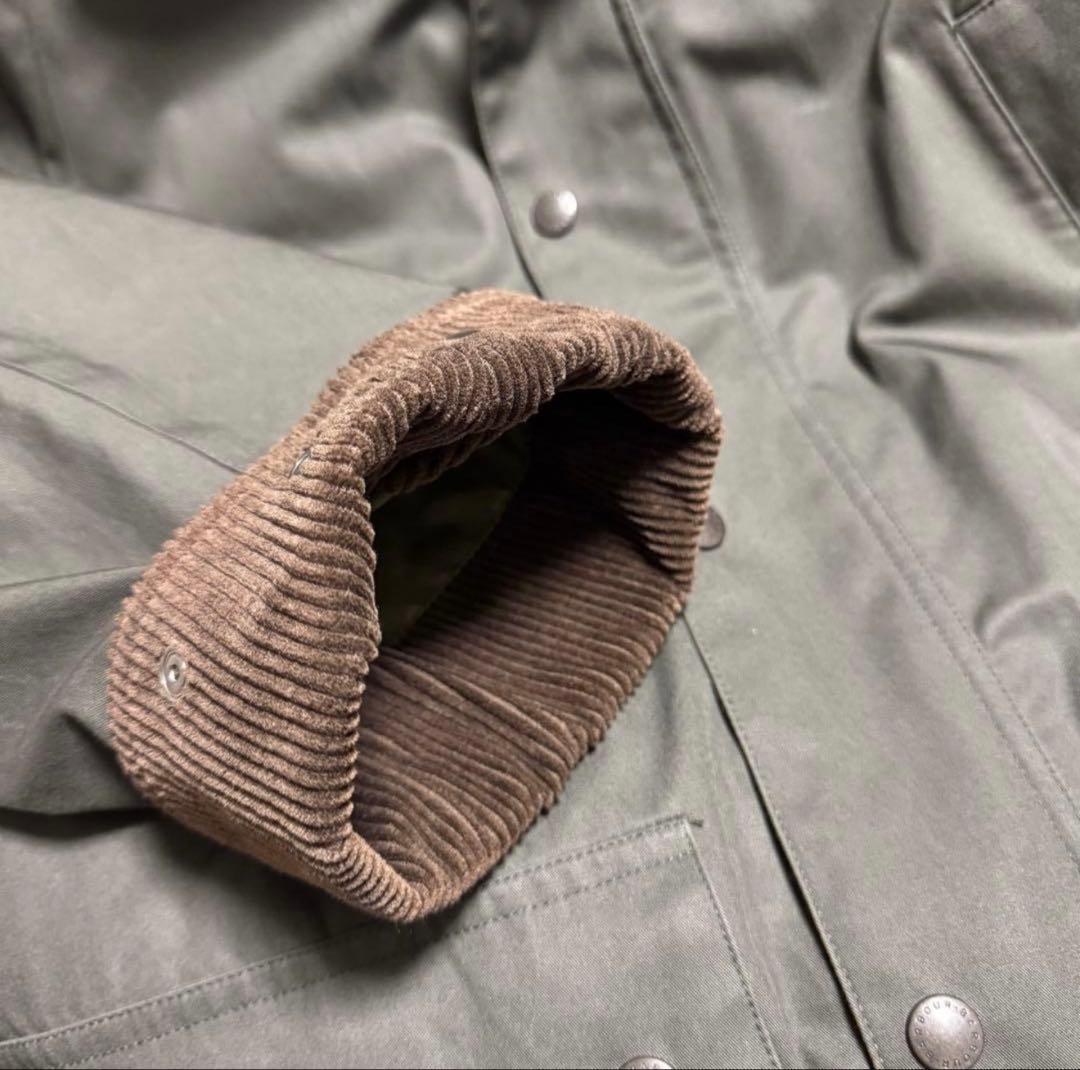 未使用級 Barbour 別注 38 カーキ ノンワックス ビデイル 24AW