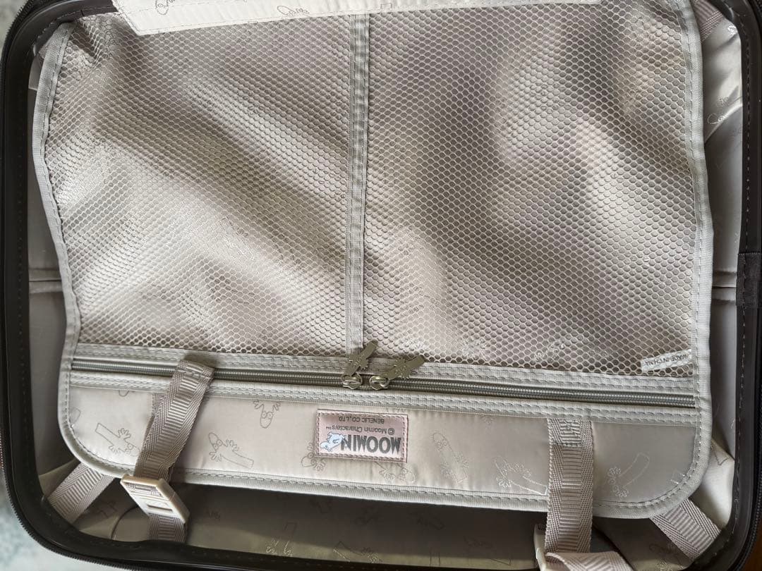 新品 送料込 ムーミン スーツケースMドットネイビー