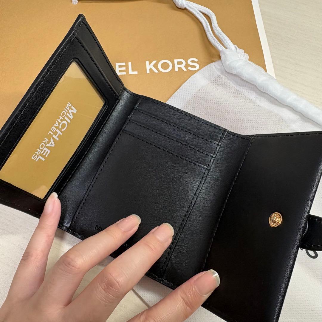 マイケルコース 三つ折り財布 シグネチャー