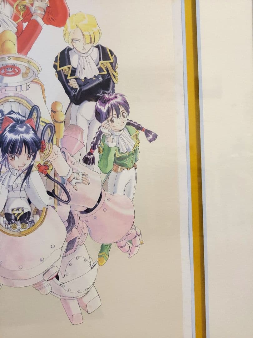 【直筆サイン入り！】サクラ大戦　リトグラフ「花」藤島康介　複製原画