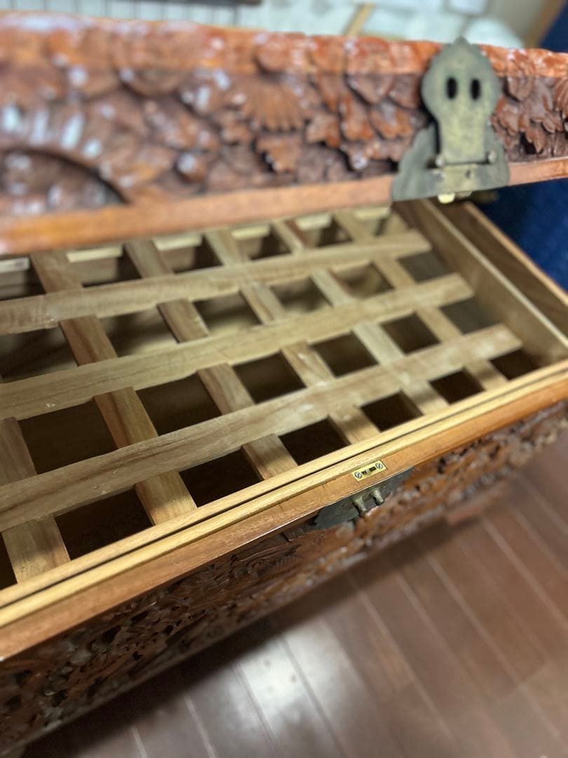 中国　アンティーク家具　大型収納ボックス