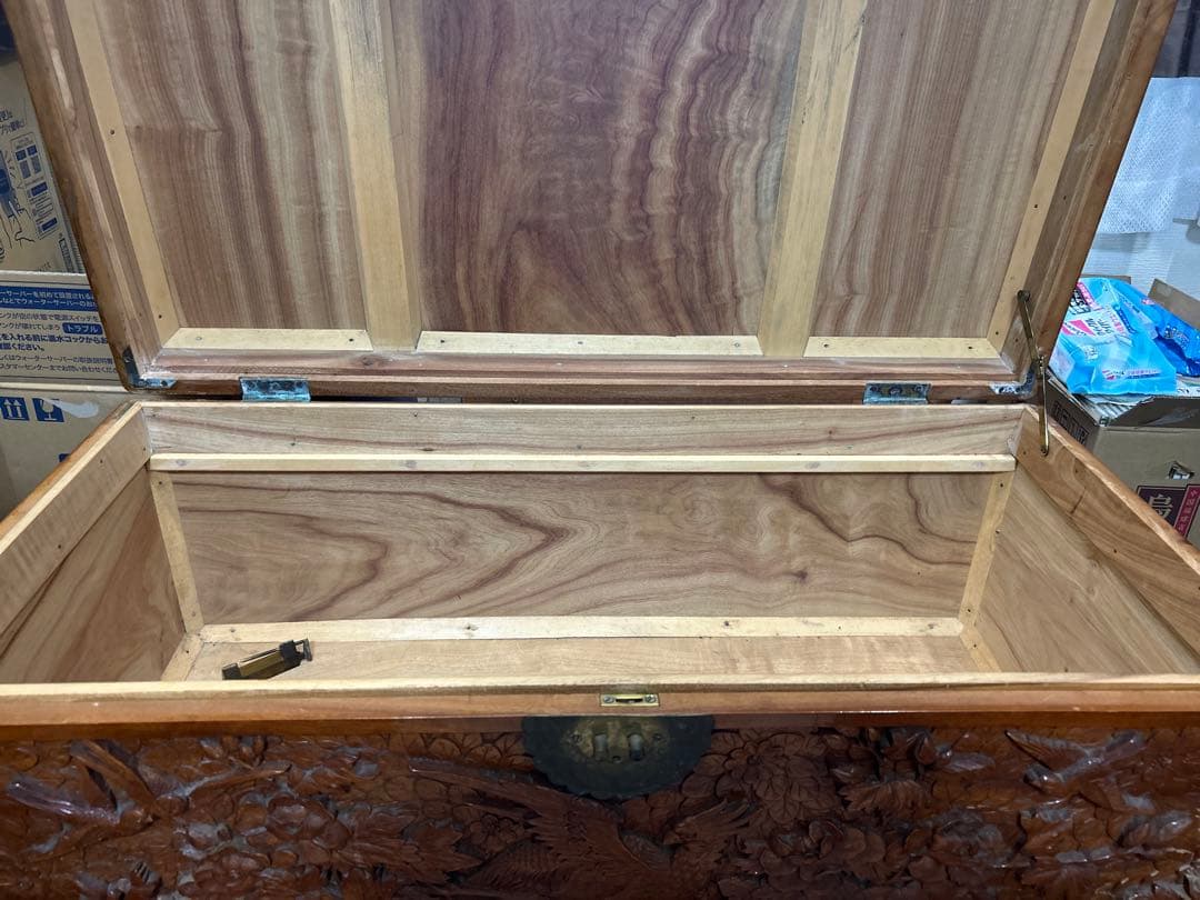 中国　アンティーク家具　大型収納ボックス