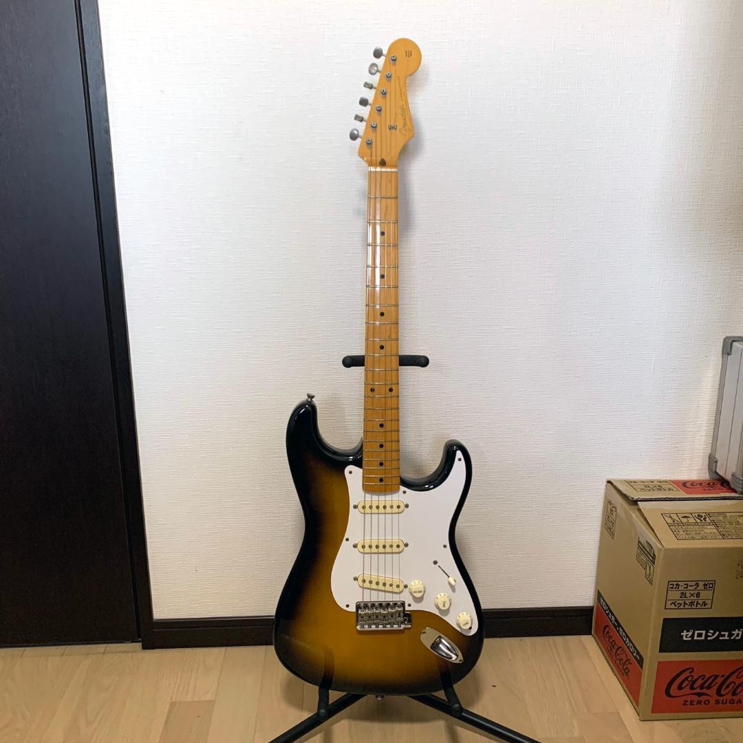 【訳あり】Fender Japan ストラトキャスター サンバーストST57-T