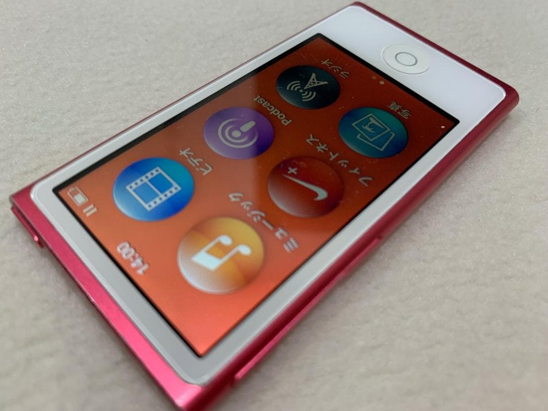 【美品】Apple iPod nano 第7世代 16GB ピンク