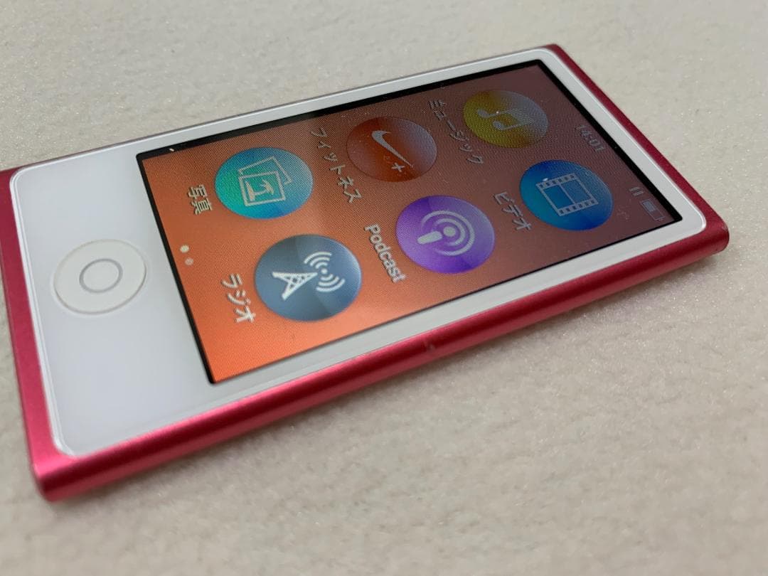 【美品】Apple iPod nano 第7世代 16GB ピンク