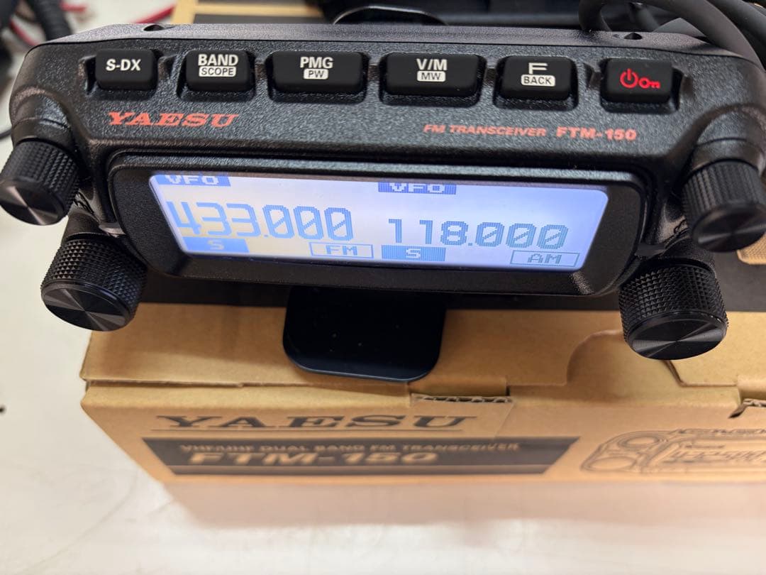 YAESU FTM-150アマチュア無線補償あり電源確認　幻の名機
