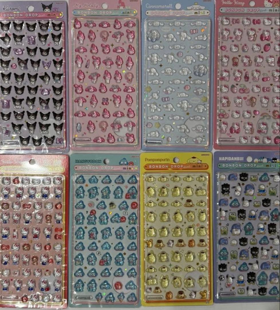 ◎正規品◎ボンボンドロップシール ☆サンリオ8種☆