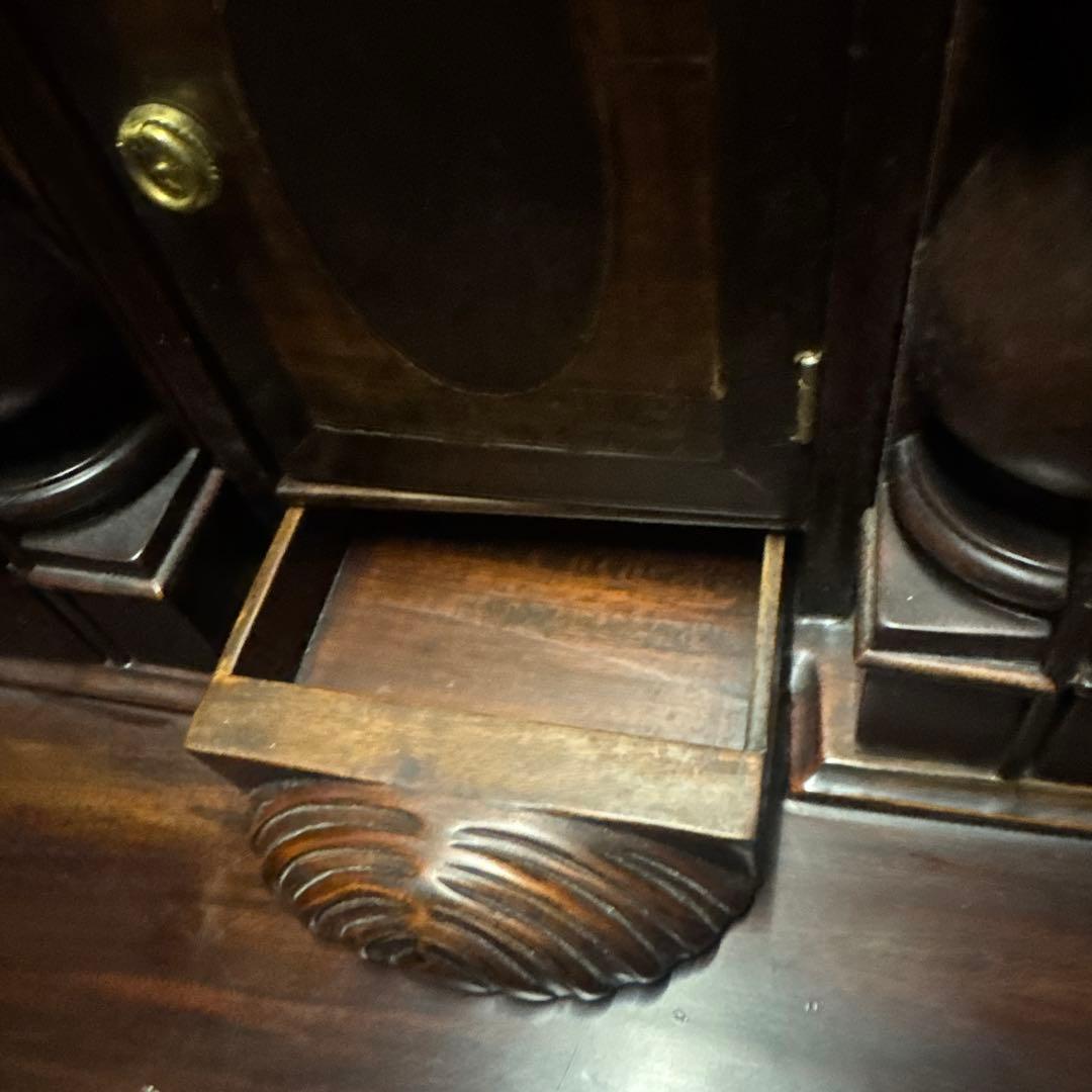 輸入家具　マホガニー　ダークブラウン イギリス　ライティングデスク