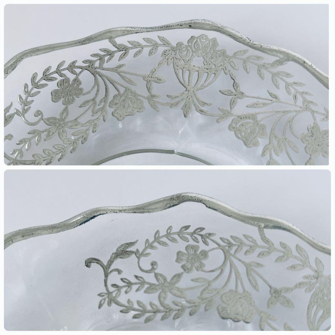 シルバーオーバーレイ　ソースボウルとソーサー セット　アメリカ　アンティーク