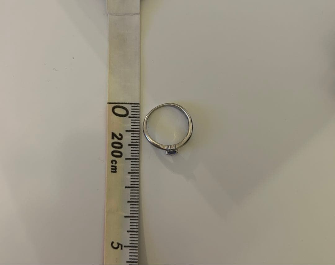 プラチナ900 タンザナイト ダイヤリング