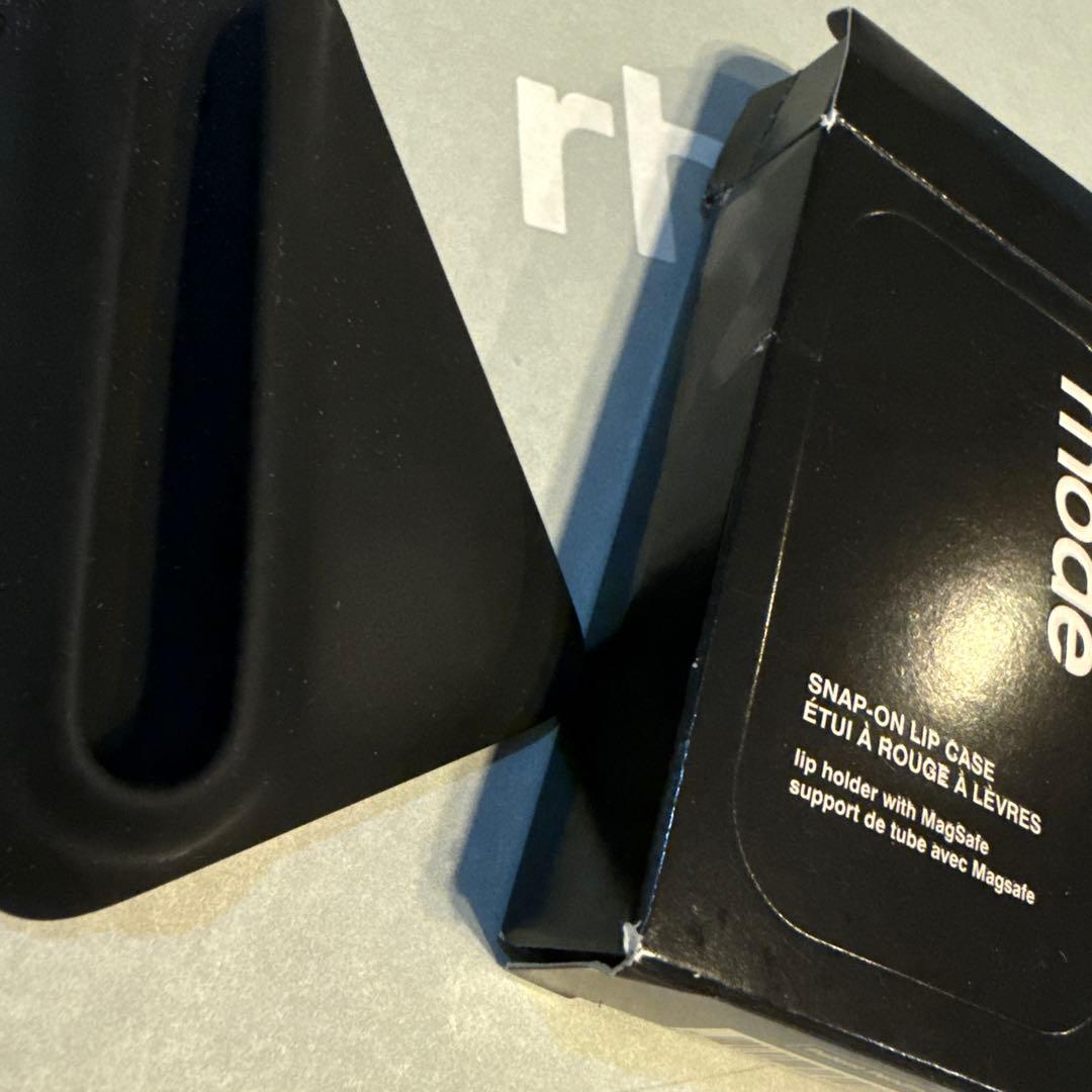 【新品未使用】rhode MagSafeスナップオンリップケース ブラック