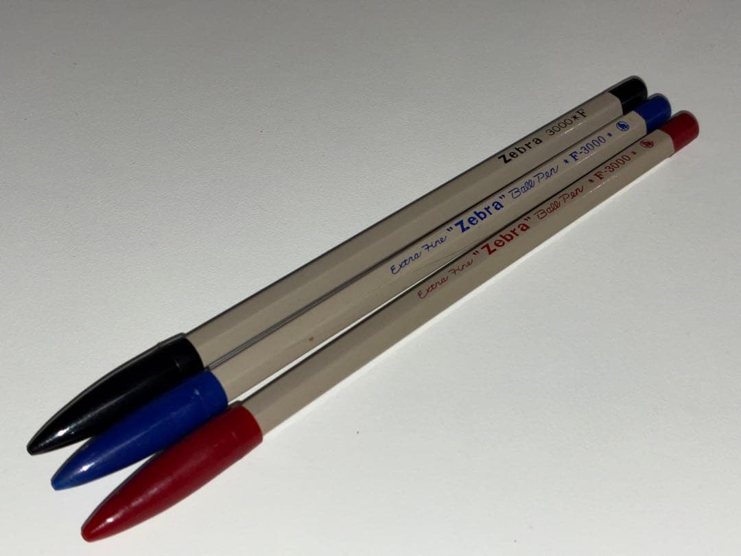 ペン回し F-3000赤青 3000*F黒 セット
