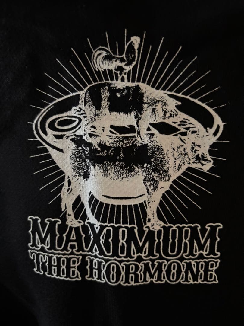 新品 メンカタスウェット スタジャン XLグレー黒 マキシマム ザ ホルモン