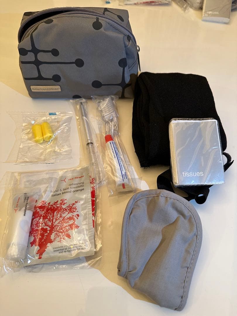 アメリカン航空ビジネスクラス用アメニティセット