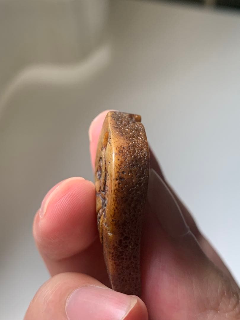 呪物　カパラ　チベット　カパーラ　頭蓋骨　数珠　根付　クマントーン　プラクルアン