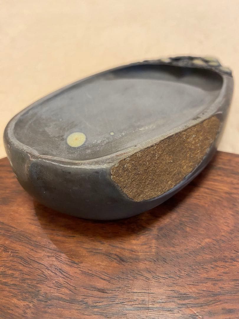 硯③値下げ【新品未使用】端渓硯（麻子坑、眼入）