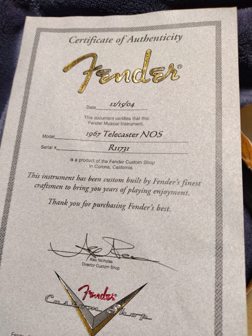 6*9様 フェンダー　カスタムショップ　テレキャスターボディ　かなりジャンク