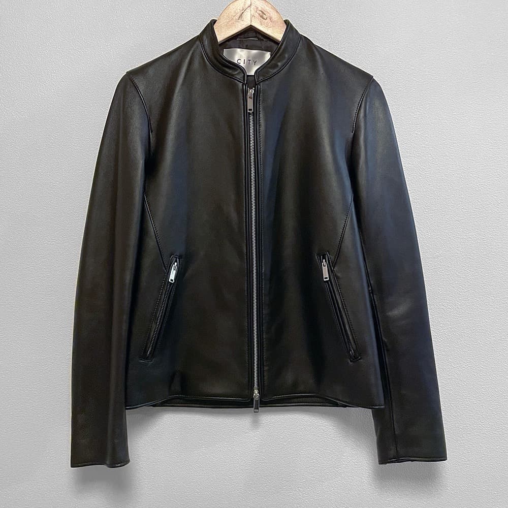 極美品 CITY レザージャケット シングルライダース サイズ2 ブルゾン