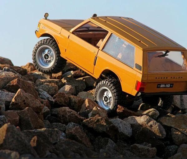 技術基準適合証明済 1/12 初代レンジローバー 黄 MN-1680