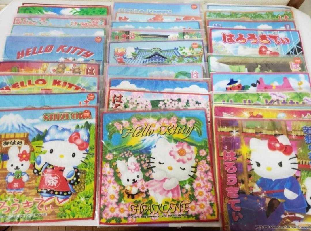 ハローキティ ご当地タオル 115枚セット