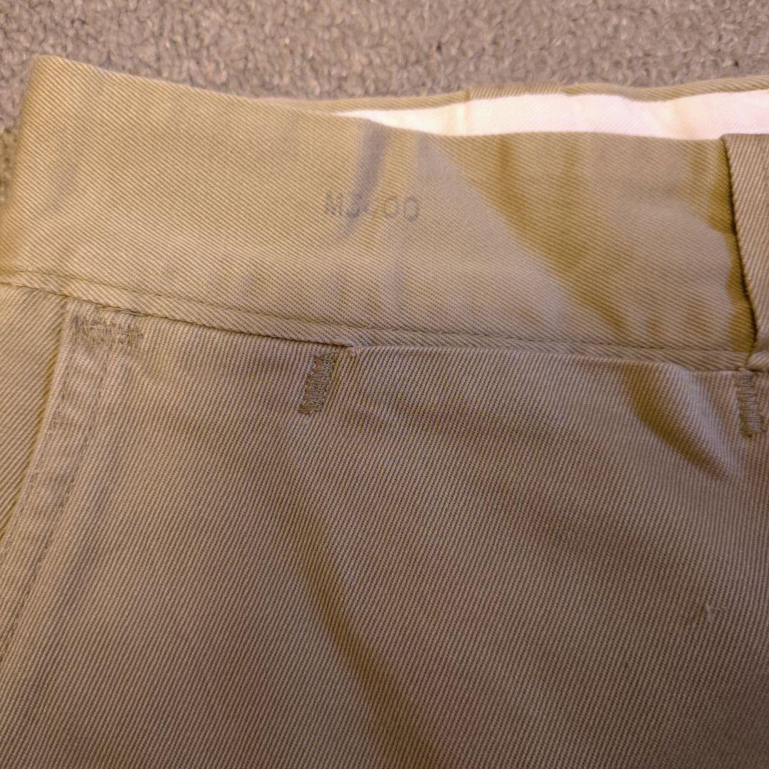 50s ヴィンテージ PW 45カーキ　チノパン　us army 40s 米軍